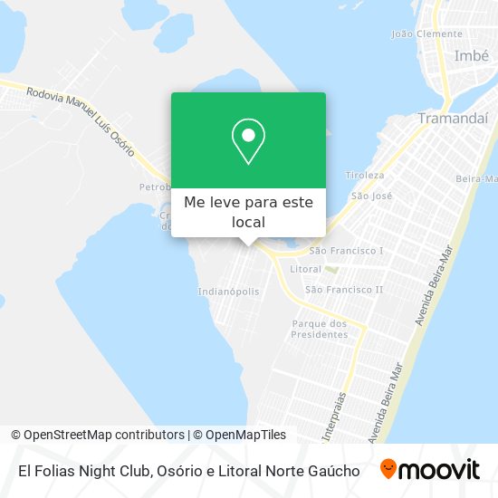 El Folias Night Club mapa