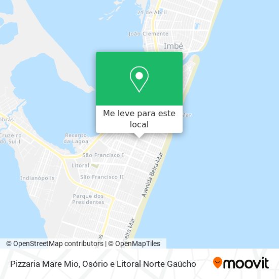 Pizzaria Mare Mio mapa