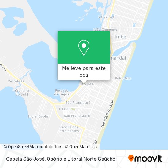 Capela São José mapa