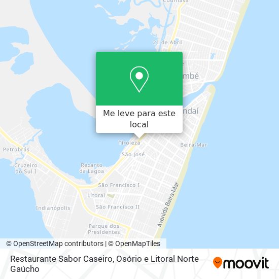 Restaurante Sabor Caseiro mapa