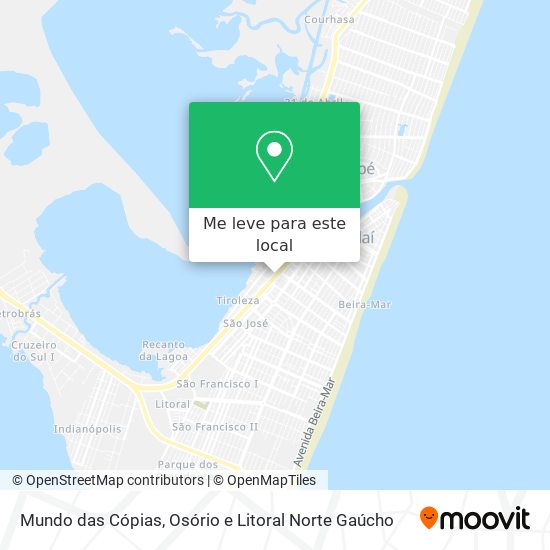 Mundo das Cópias mapa