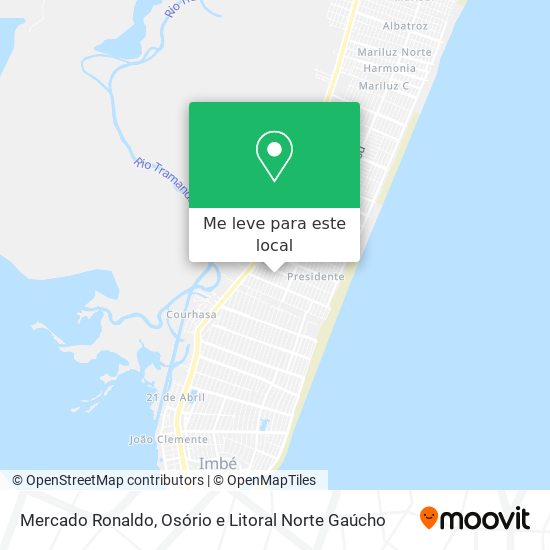 Mercado Ronaldo mapa