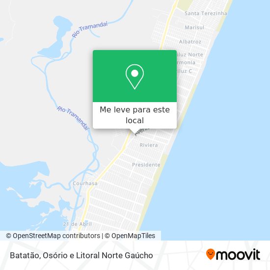 Batatão mapa