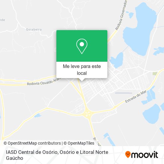 IASD Central de Osório mapa