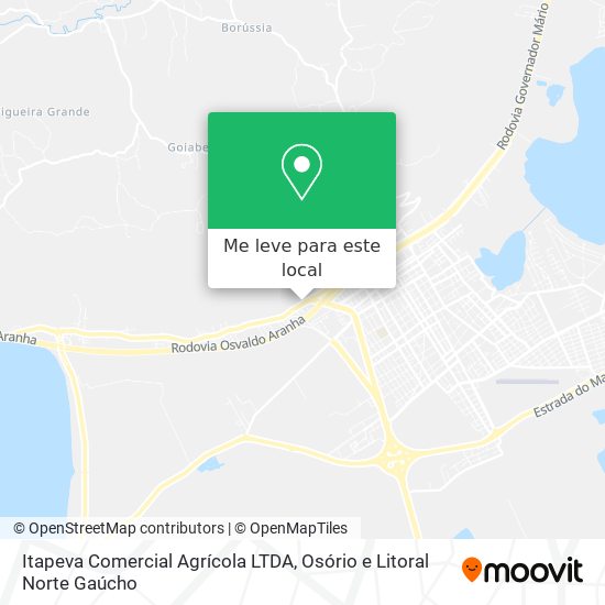 Itapeva Comercial Agrícola LTDA mapa