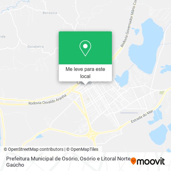 Prefeitura Municipal de Osório mapa