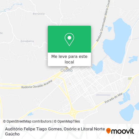 Auditório Felipe Tiago Gomes mapa