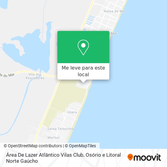 Área De Lazer Atlântico Vilas Club mapa