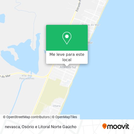 nevasca mapa