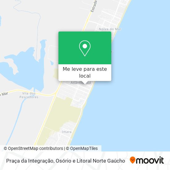 Praça da Integração mapa