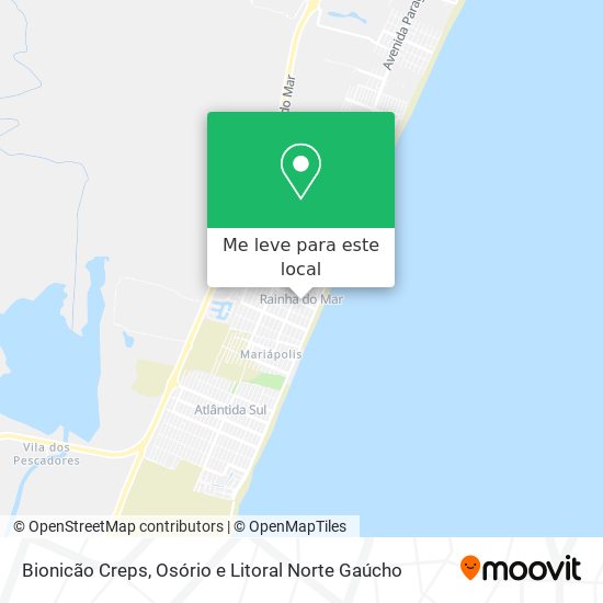 Bionicão Creps mapa