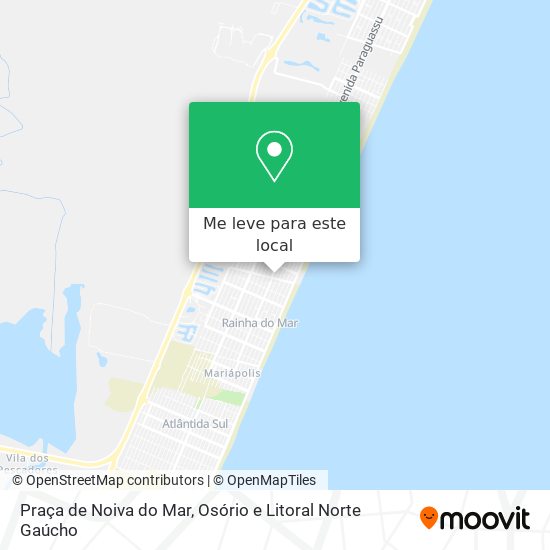 Praça de Noiva do Mar mapa