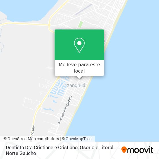 Dentista Dra Cristiane e Cristiano mapa