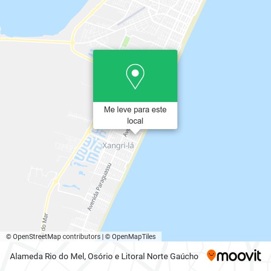 Alameda Rio do Mel mapa