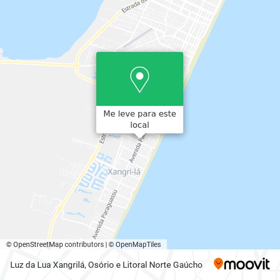 Luz da Lua Xangrilá mapa