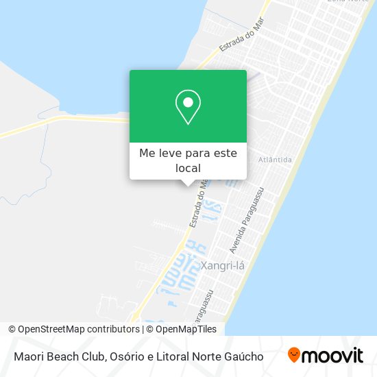 Maori Beach Club mapa