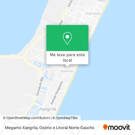 Megams Xangrila mapa