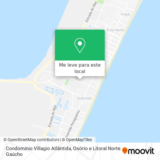 Condomínio Villagio Atlântida mapa