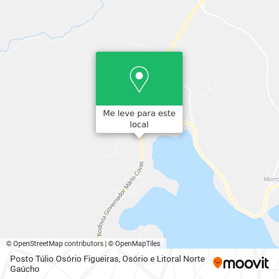 Posto Túlio Osório Figueiras mapa