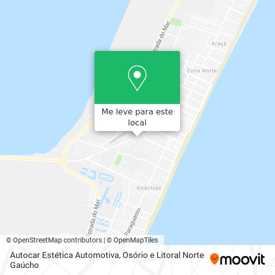 Autocar Estética Automotiva mapa