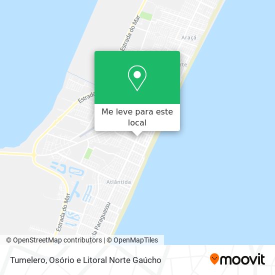 Tumelero mapa