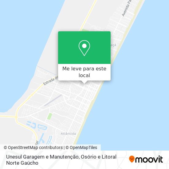 Unesul Garagem e Manutenção mapa