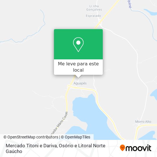 Mercado Titoni e Dariva mapa