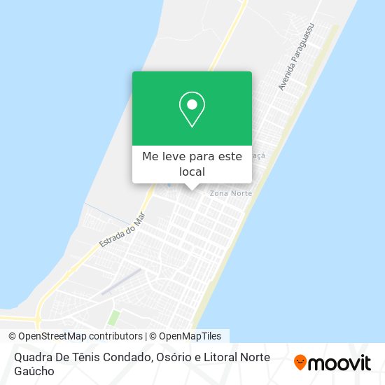 Quadra De Tênis Condado mapa