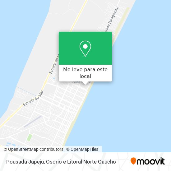Pousada Japeju mapa