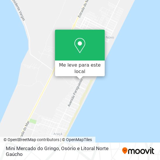 Mini Mercado do Gringo mapa