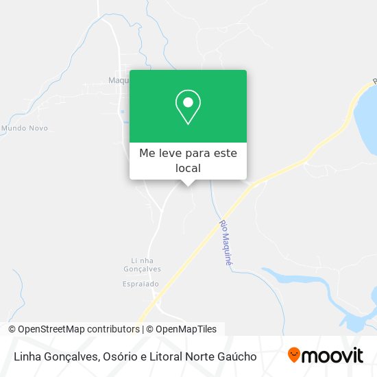 Linha Gonçalves mapa