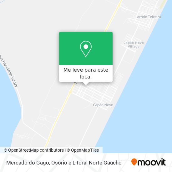 Mercado do Gago mapa