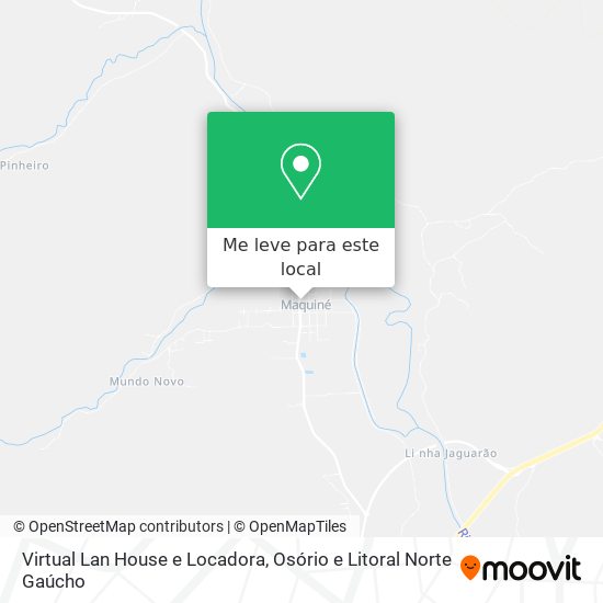 Virtual Lan House e Locadora mapa