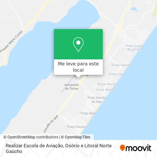 Realizar Escola de Aviação mapa