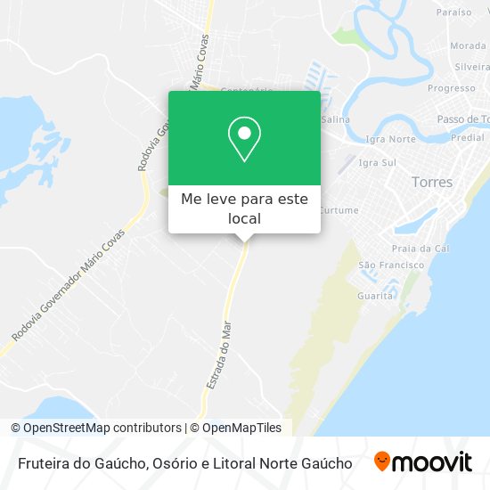 Fruteira do Gaúcho mapa