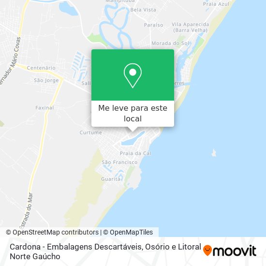 Cardona - Embalagens Descartáveis mapa