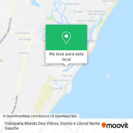 Vidraçaria Mundo Dos Vidros mapa