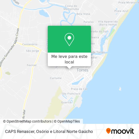 CAPS Renascer mapa