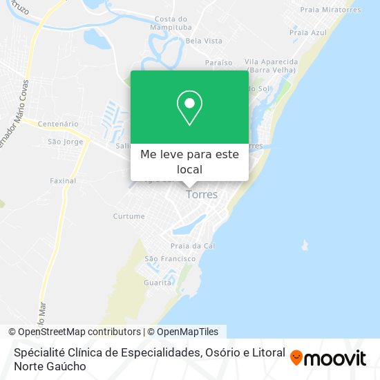 Spécialité Clínica de Especialidades mapa