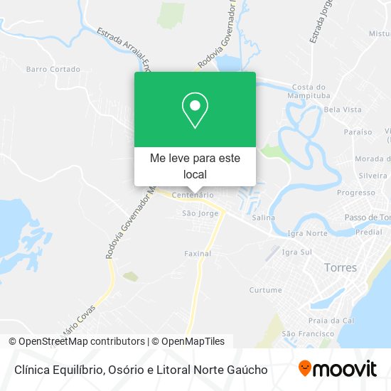 Clínica Equilíbrio mapa