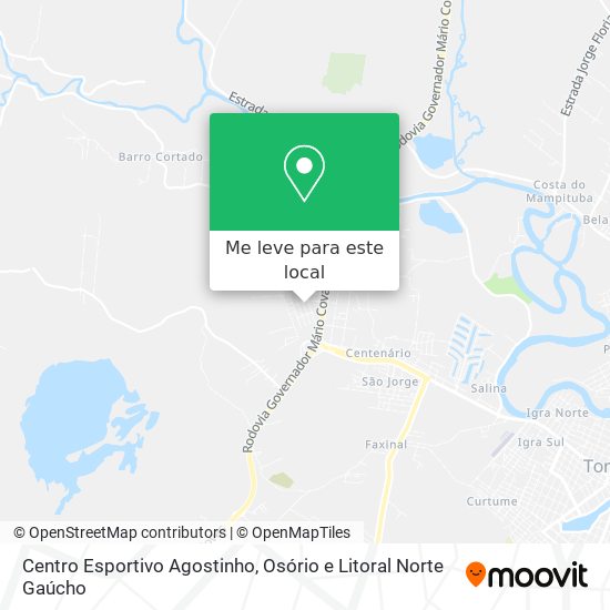 Centro Esportivo Agostinho mapa