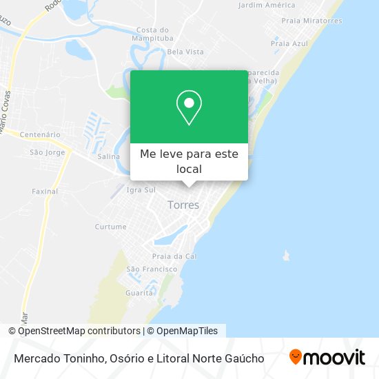 Mercado Toninho mapa