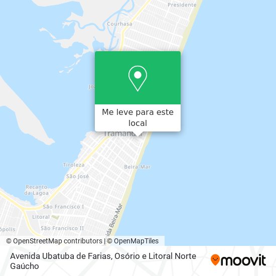 Avenida Ubatuba de Farias mapa