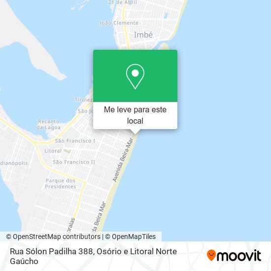 Rua Sólon Padilha 388 mapa