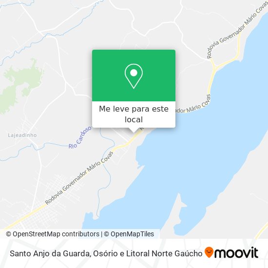Santo Anjo da Guarda mapa