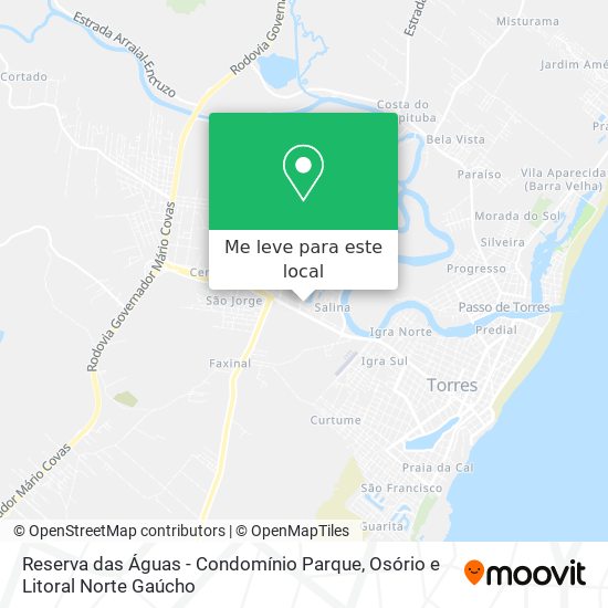 Reserva das Águas - Condomínio Parque mapa