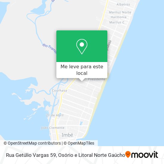 Rua Getúlio Vargas 59 mapa