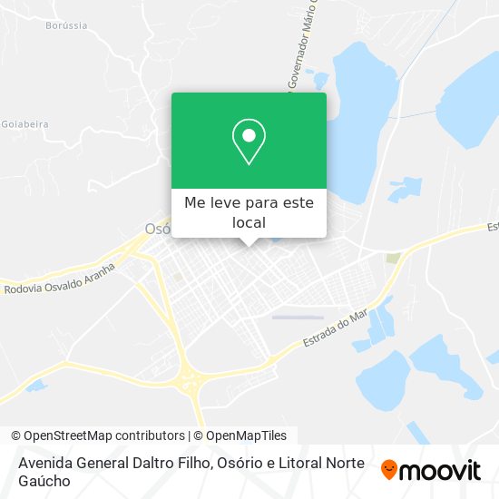 Avenida General Daltro Filho mapa