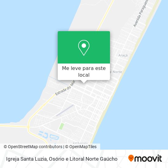 Igreja Santa Luzia mapa