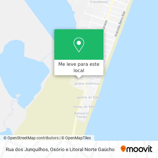Rua dos Junquilhos mapa